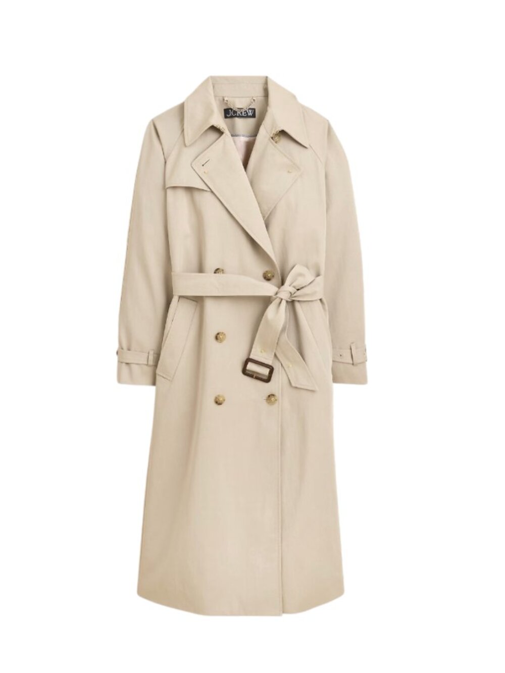 NWT JCREW NEW Icon Trench Coat Womens 2 P Petite Tan Khaki Jacket CS401 NEW